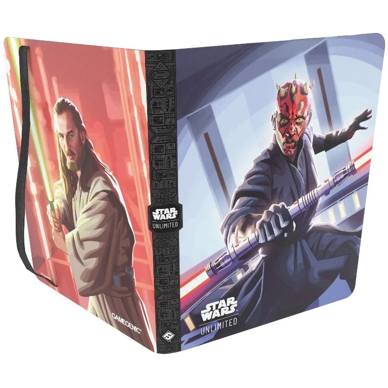 Gamegenic Star Wars Unlimited 18-Pocket Album - Qui-Gon Jinn/Darth Maul