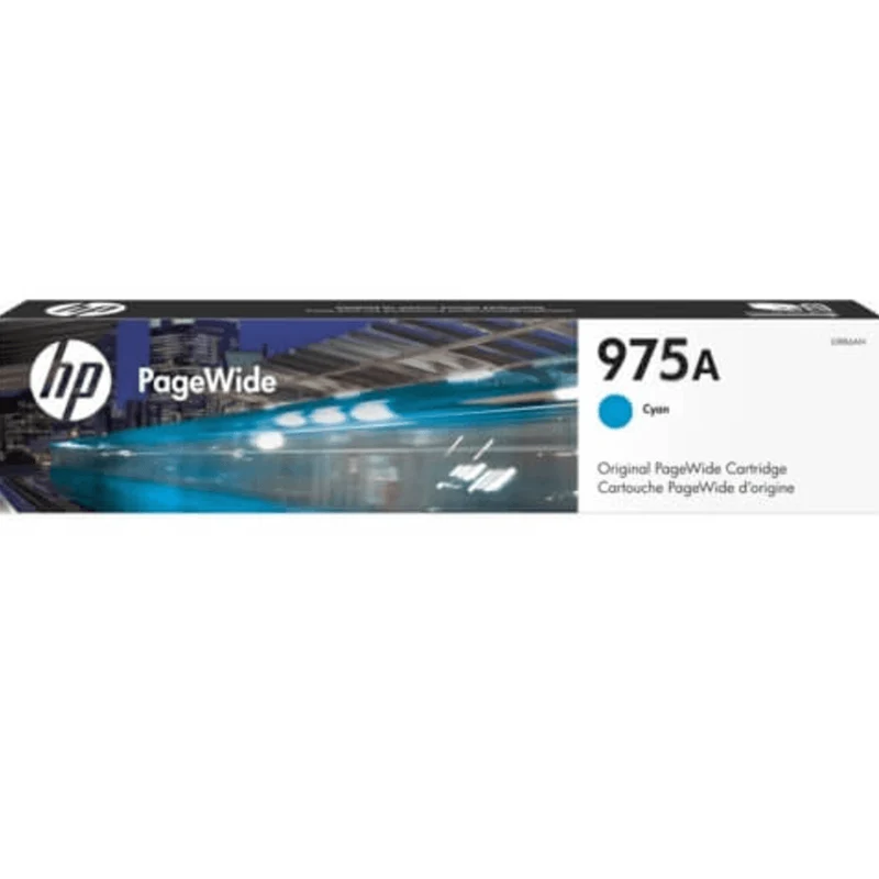 HP 975A Ink Toner Cartridge Cyan PageWide Genuine Original L0R88AA
