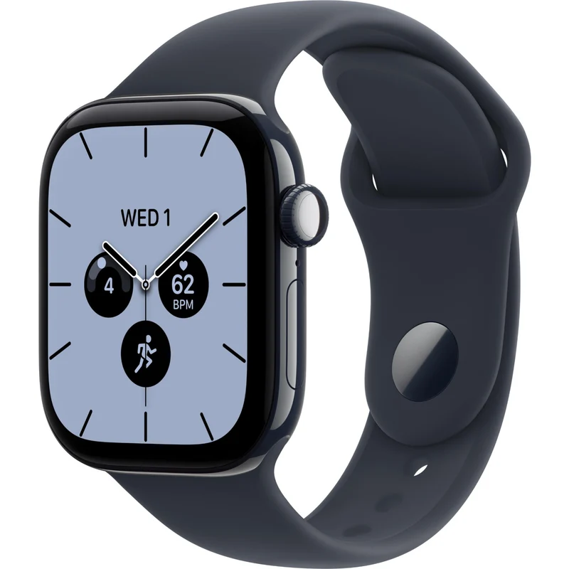 Apple Watch Series 12 42mm Night Blue Ceramic Case GPS + Cellular Sport Band (M/L) [Navy Blue]