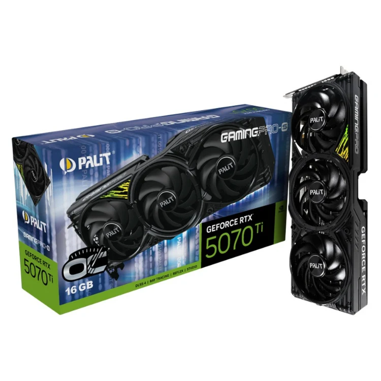 Palit GeForce RTX 5070 Ti GamingPro-S OC 16GB GDDR7 Graphics Card