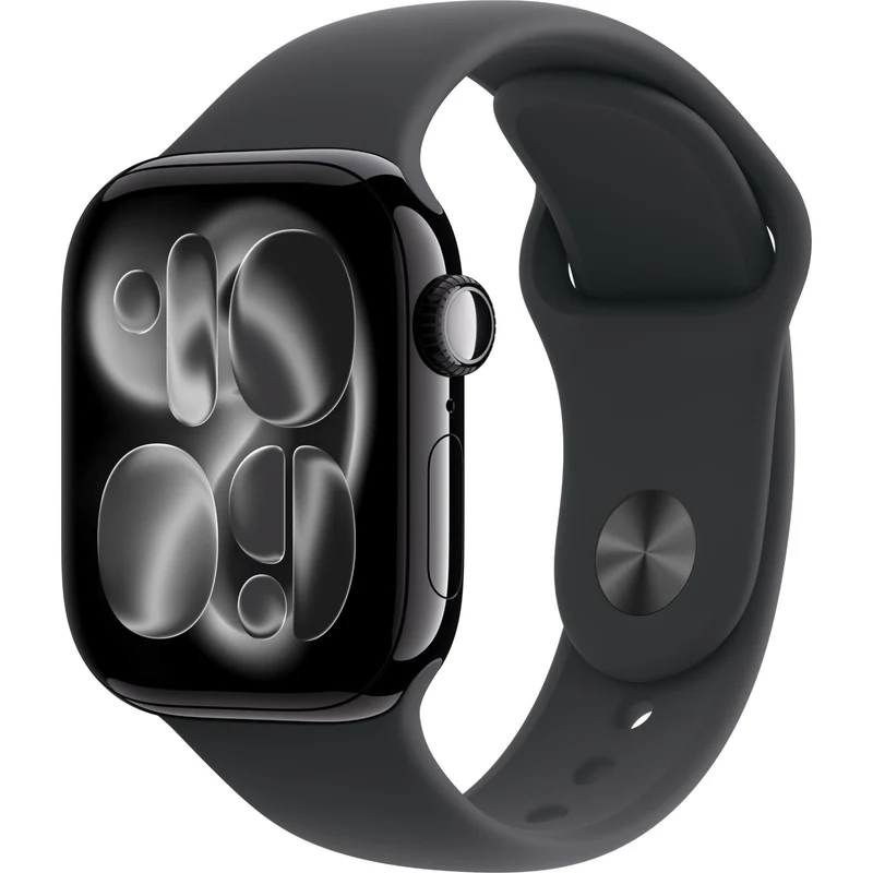 Apple Watch Series 11 42mm Jet Black Aluminium Case GPS Sport Band (S/M) [Black]