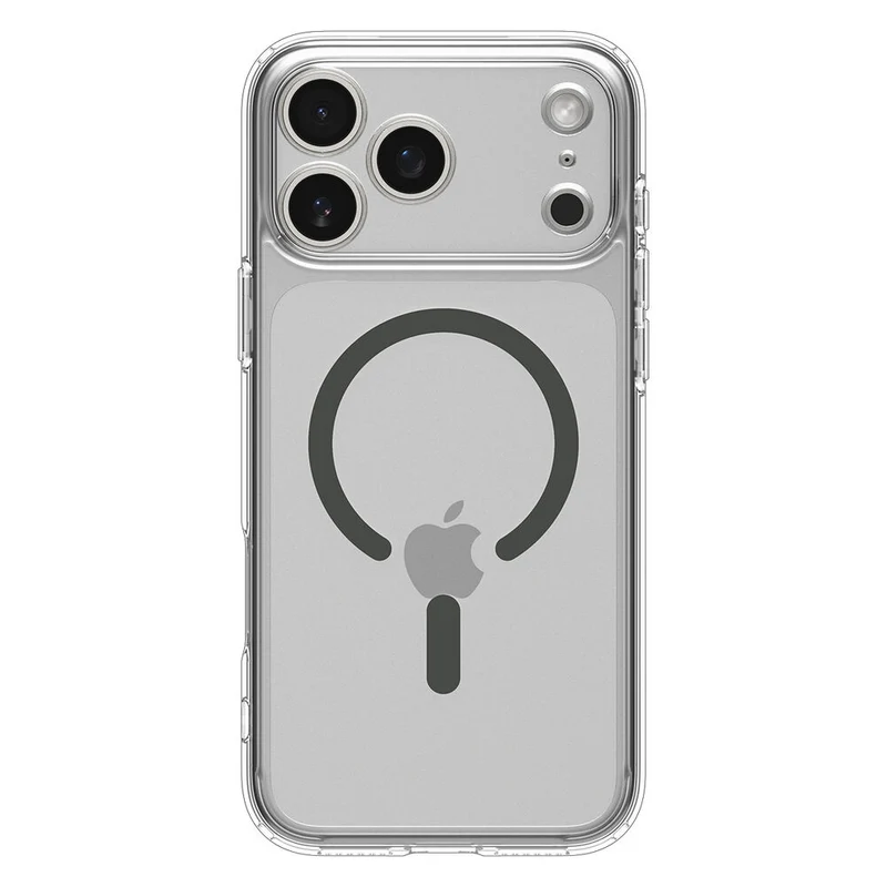 SPIGEN Ultra Hybrid MagSafe Case for iPhone 18 Pro/17 Pro (Clear Case/Graphite Ring)