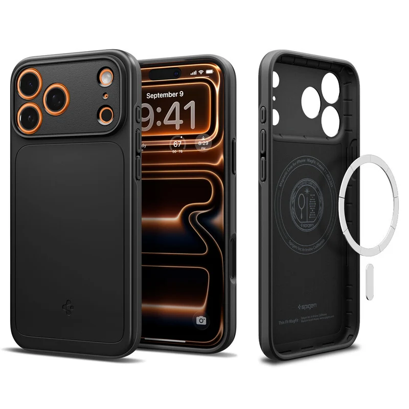 SPIGEN Thin Fit MagSafe Case for iPhone 18 Pro Max/17 Pro Max (Black)