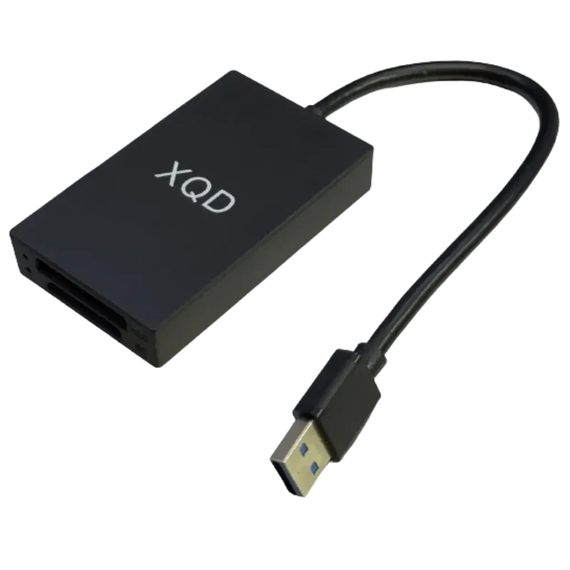Lecteur de cartes mémoires XQD et SD