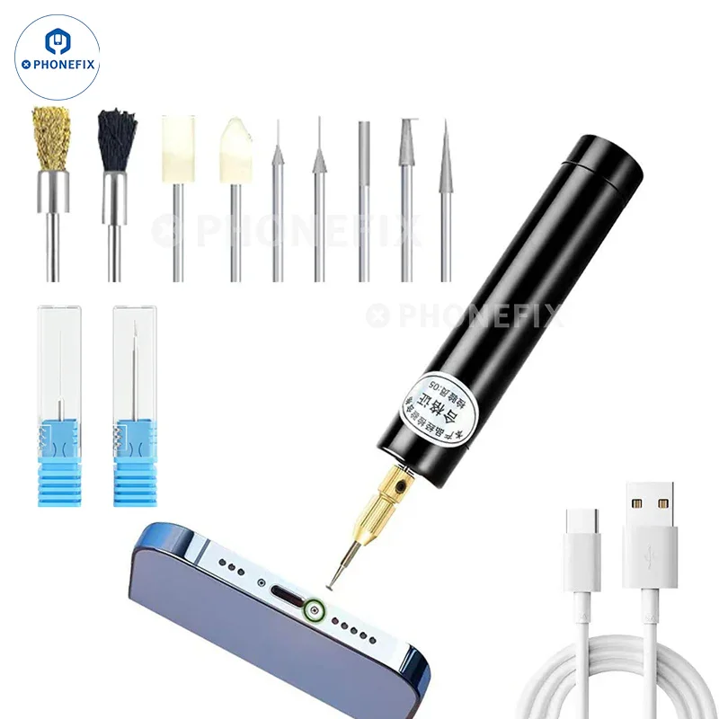 Kit d'extraction de vis endommagées pour le retrait des vis de téléphone et d'ordinateur portable