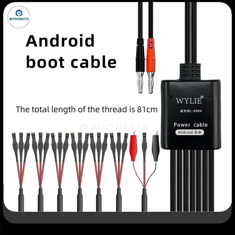 Câble d'alimentation pour téléphone Android WYLIE WL-698H avec boucle FPC souple