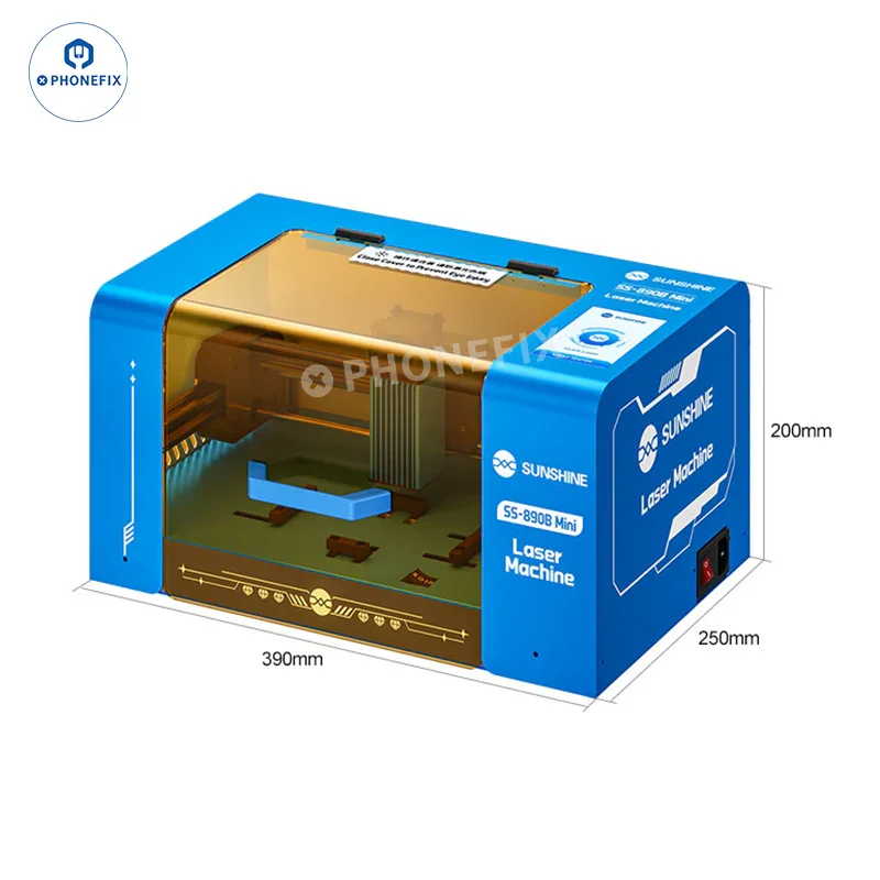 Mini-machine laser SUNSHINE SS-890B pour retirer le support et la vitre arrière du téléphone