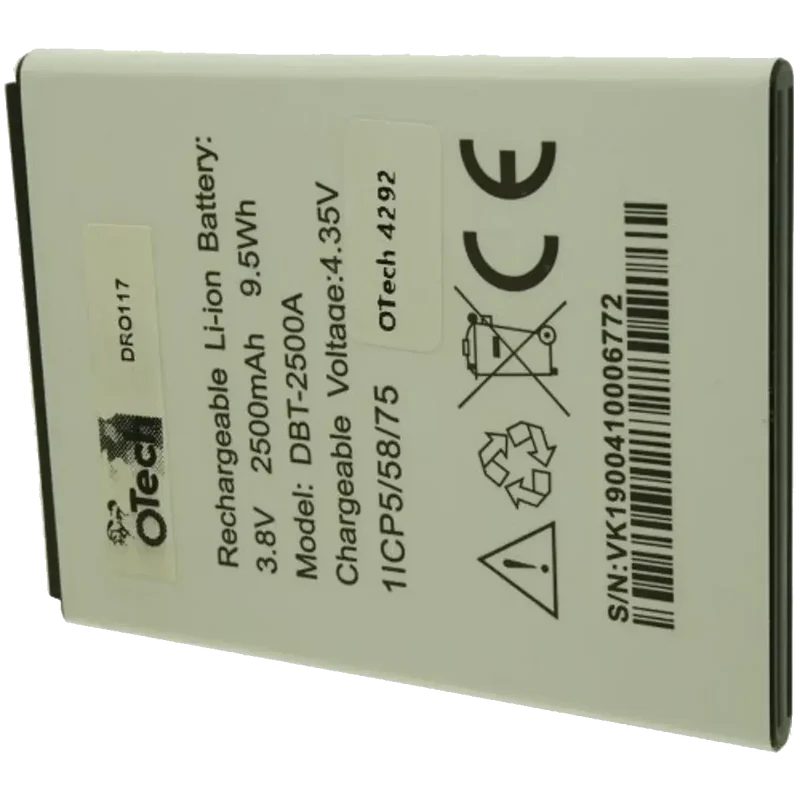 Batterie Doro DBT-2500A 3.8V 2500mAh Li-Ion – Compatible Doro 8035