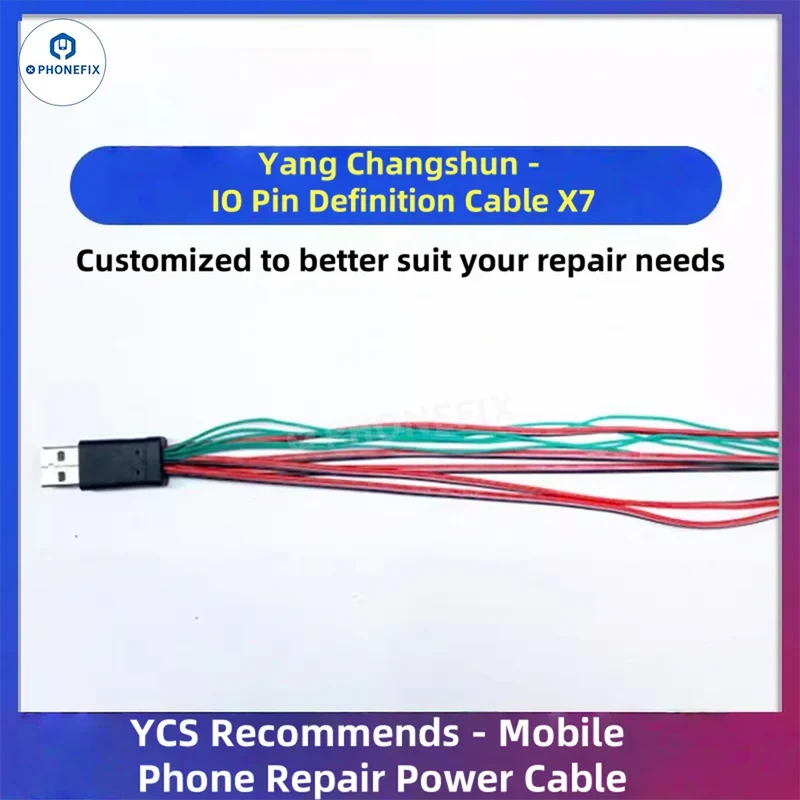 Câble d'alimentation YCS MAi 6 en 1 pour iPhone 6S - 17 Pro Max Android Huawei