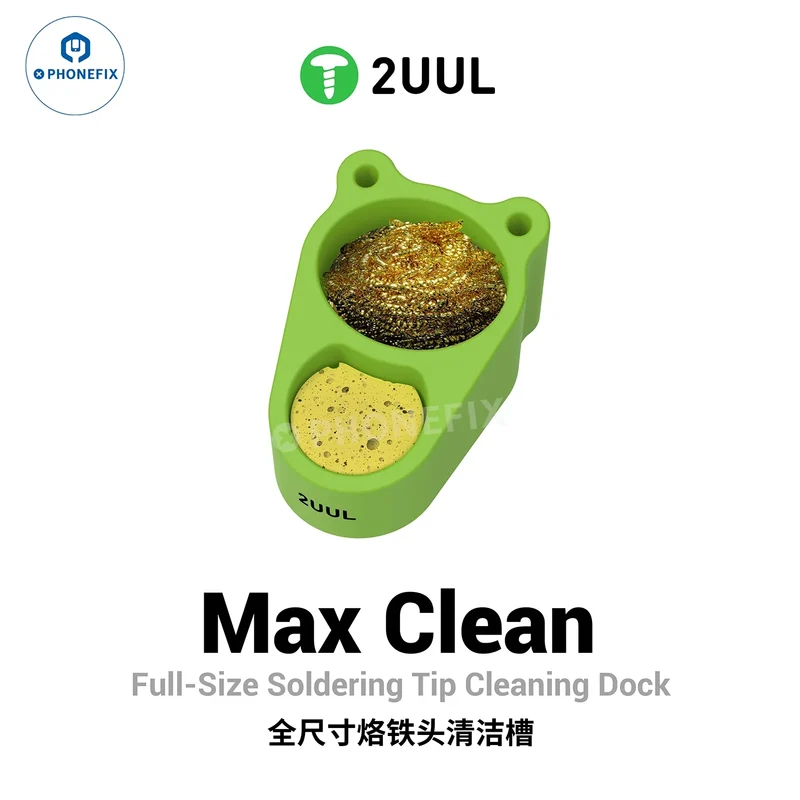Station de nettoyage de panne à souder 2UUL FD30 Max Clean avec fil éponge