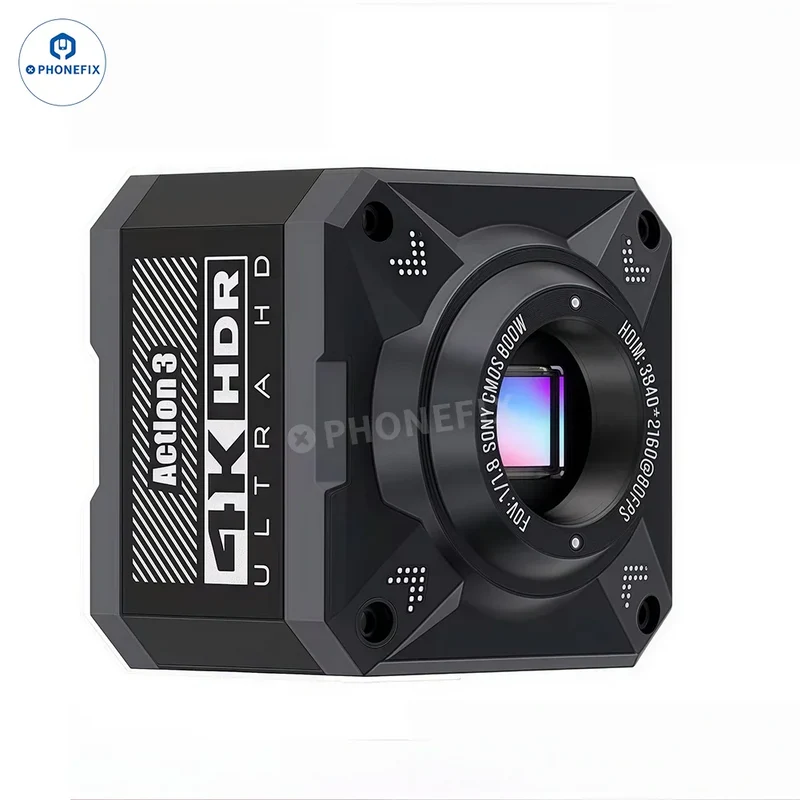 Caméra MECHANIC Action3 60 FPS 4K avec affichage d'imagerie optique/thermique