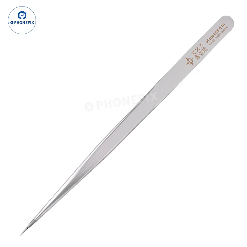 Pince à épiler 11D en acier inoxydable XZZ SS-11A SS-11B 3C pour réparation de téléphone