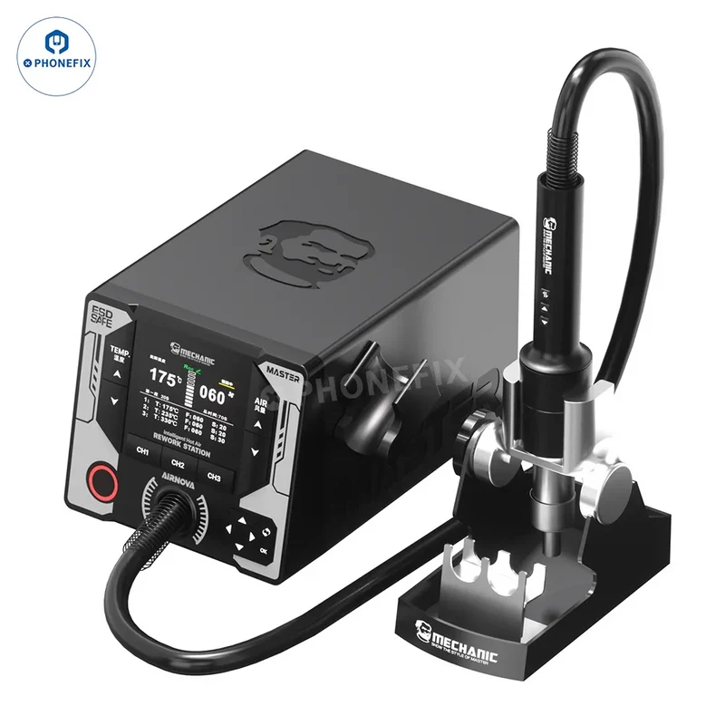 Station de retouche à air chaud MECHANIC AIRNOVA 1200W pour réparation de téléphones