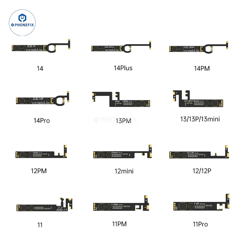 Câble flexible de réparation de batterie intégré JC pour iPhone 11-14 Pro Max