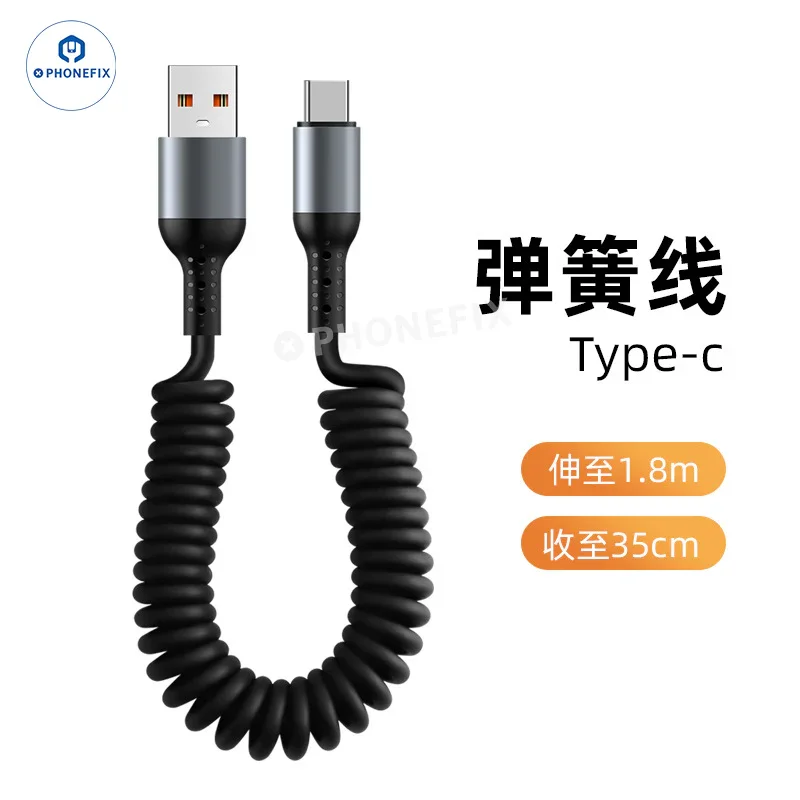 Câble de charge ultra rapide CarPlay pour voiture, câble de données Lightning USB Type-C