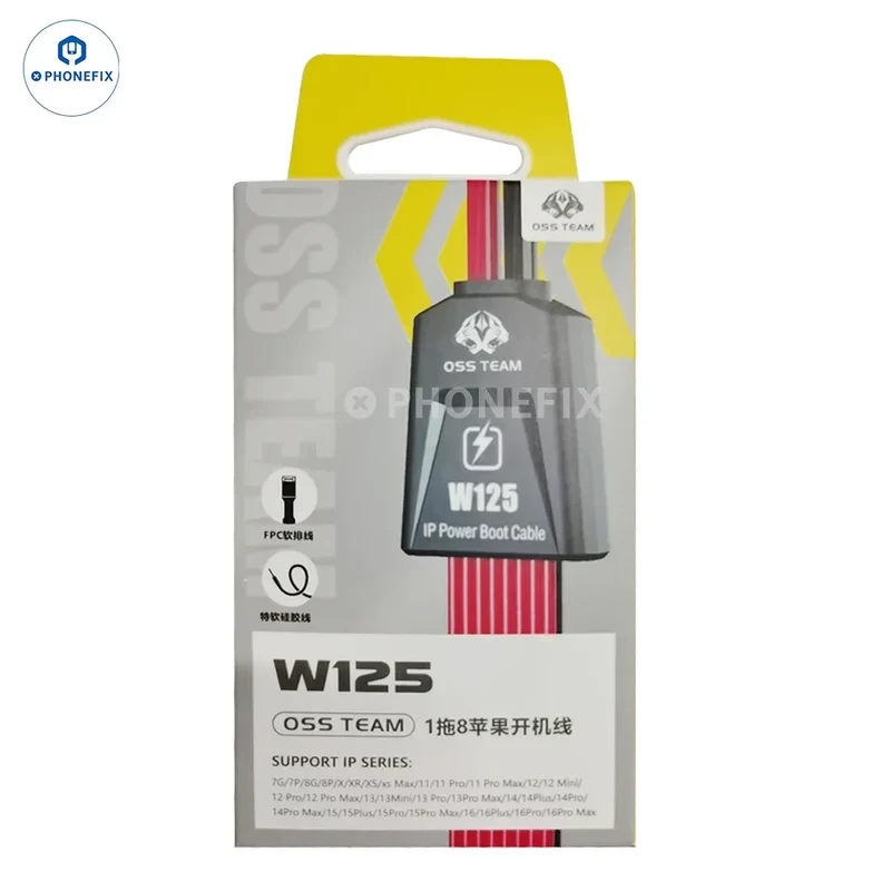 Câble FPC souple de démarrage OSS W125 8 en 1 pour iPhone 7-16 Pro Max