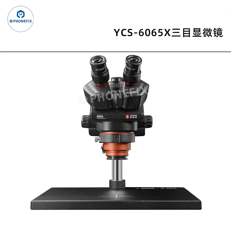 Microscope de réparation de soudure YCS 6065X pour outil de technicien téléphonique