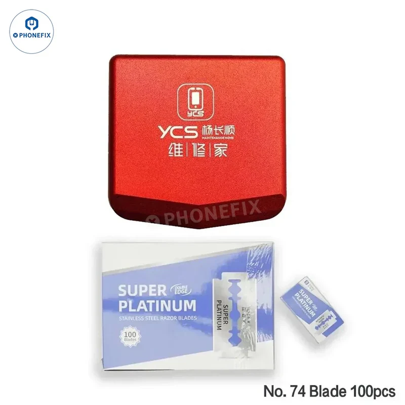 Kit de retrait de colle pour écran de téléphone avec pince à couteau double face YCS Tools