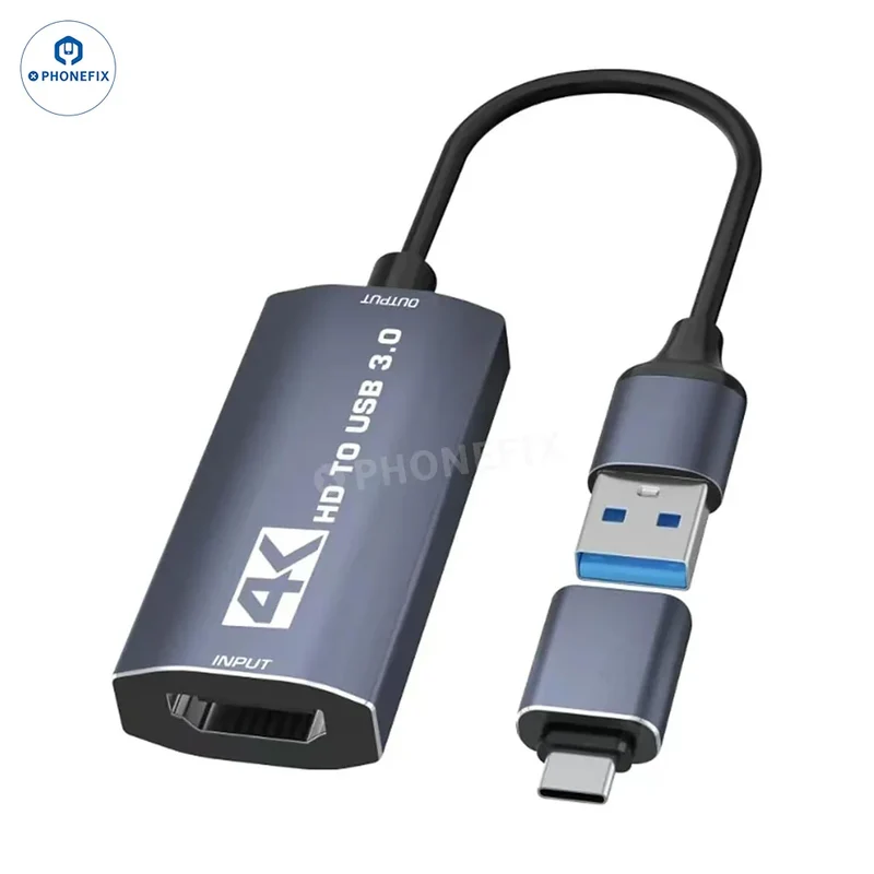 Carte de capture audio vidéo 4K 1080P pour diffusion en direct