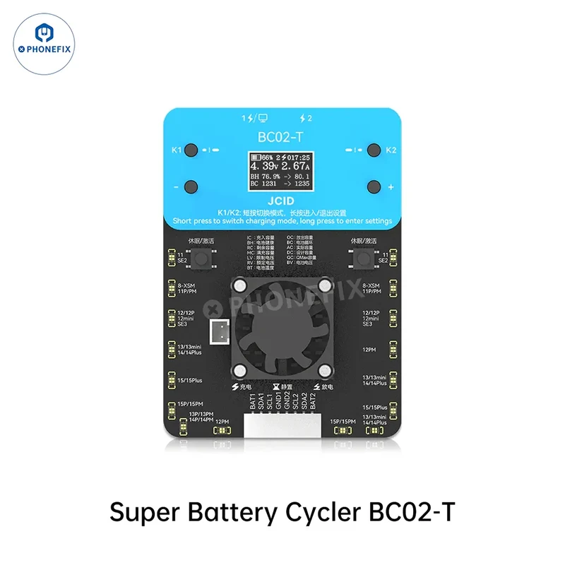Calibrateur de réparation de batterie pour iPhone JCID BC02-T