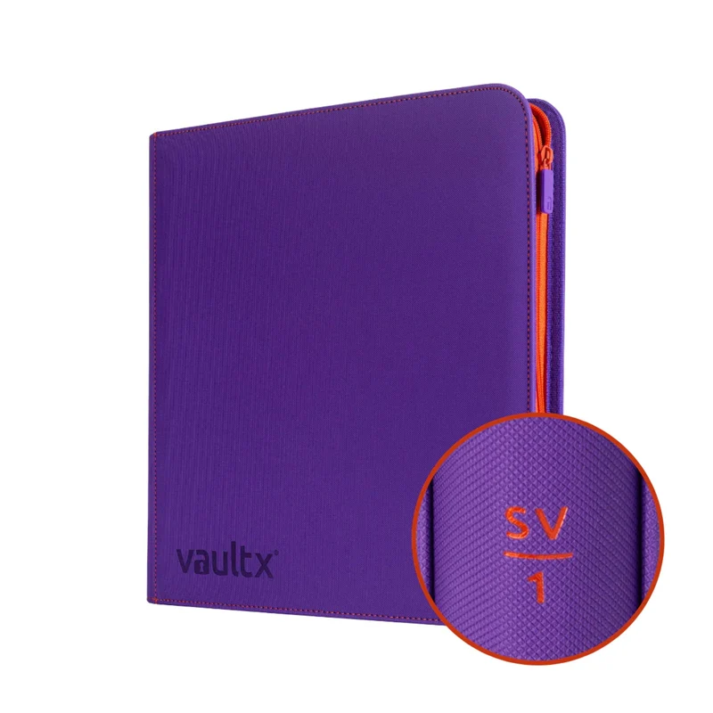 Vault X - Exo-Tech - 12 Pocket Zip Binder - EV01 "Écarlate et Violet"