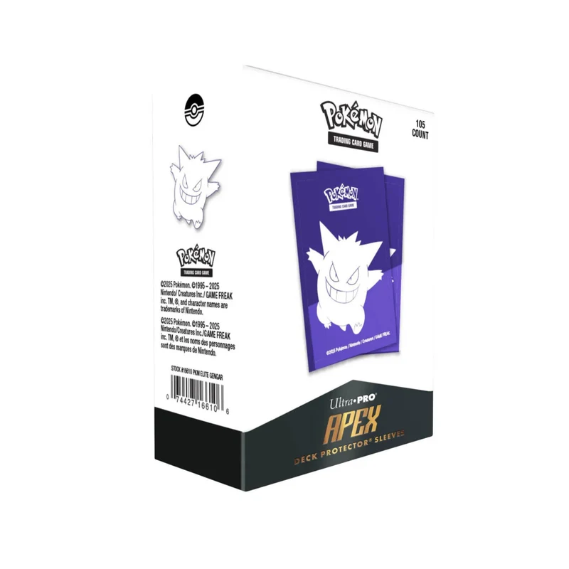 Ultra Pro - 105 protège-cartes standard APEX Pokémon - Elite Series: Ectoplasma