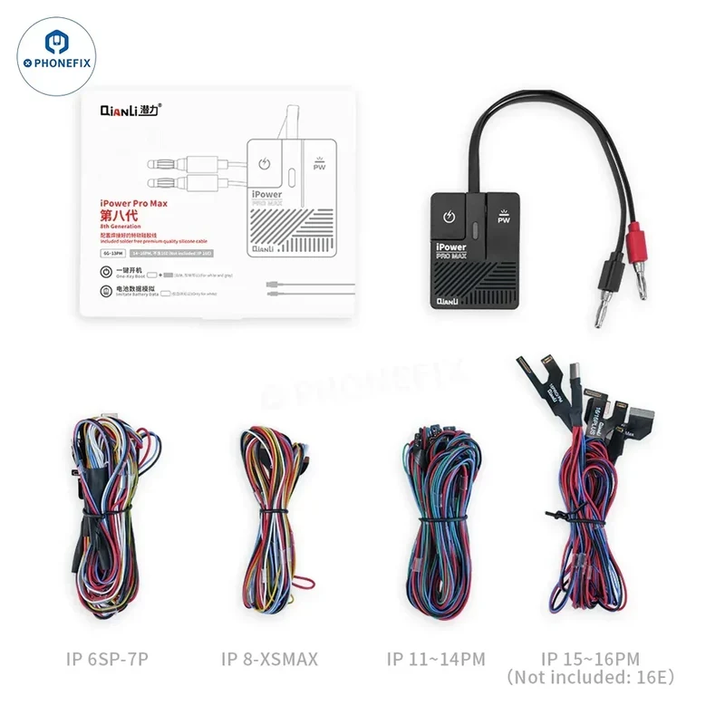 Câble d'alimentation CC QIANLI iPower PRO MAX pour iPhone 6-16 PRO MAX
