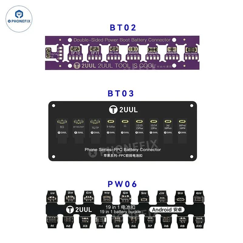 Connecteur de batterie FPC 2UUL pour téléphones iPhone et Android