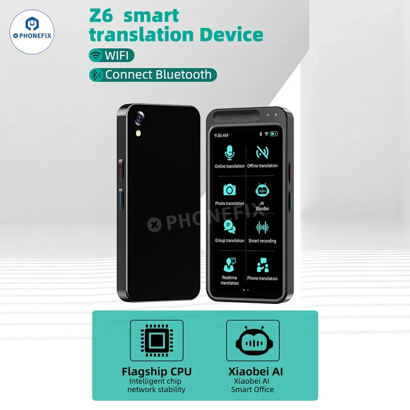 VORMOR Z6 Z8 Traducteur portable intelligent hors ligne Traduction en temps réel