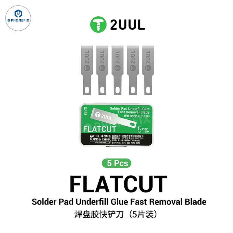 Lame de retrait de colle pour plot de soudure mobile 2UUL DA28 FlatCut n° 11