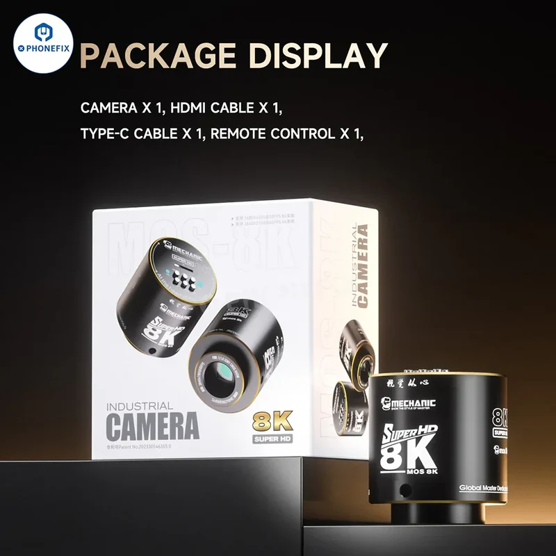 Caméra microscope MECHANIC MOS-8K 8K 4K HDMI Sortie USB