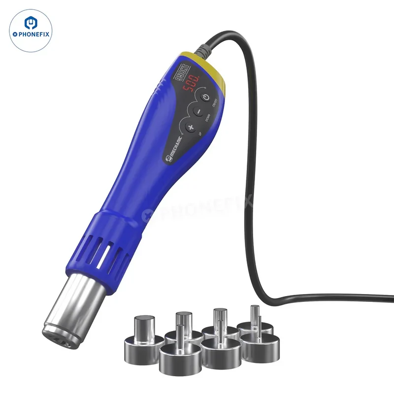 Pistolet à air chaud numérique portable MECHANIC 958HT pour la réparation de téléphones portables