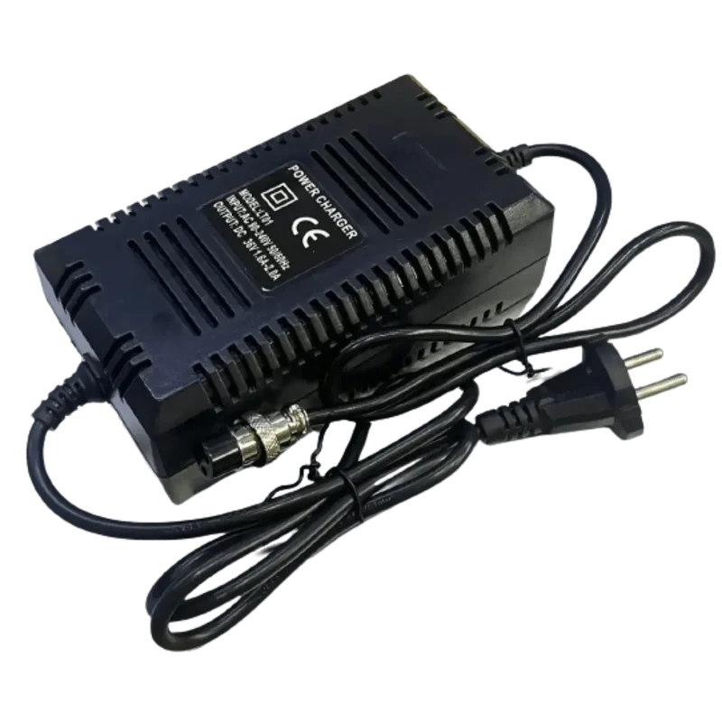 Chargeur 36V 2A écrou 3P pour batteries au plomb