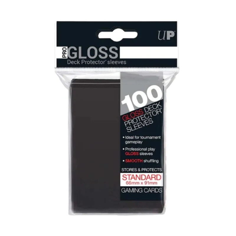 Ultra Pro - Pro-Gloss Sleeves x100 Deck Protector - Noire