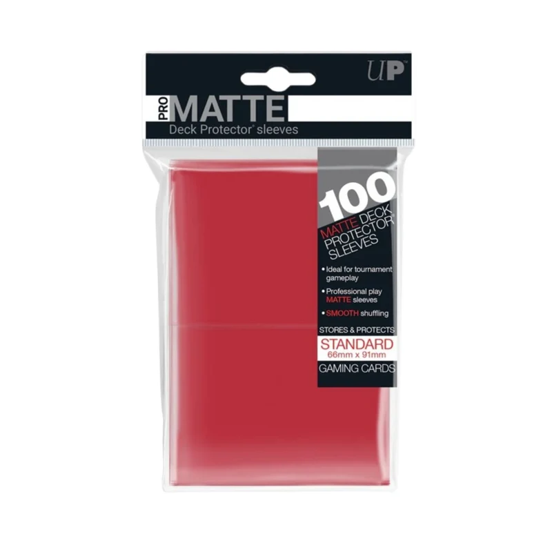 Ultra Pro - Pro-Matte Sleeves x100 Deck Protector - Rouge