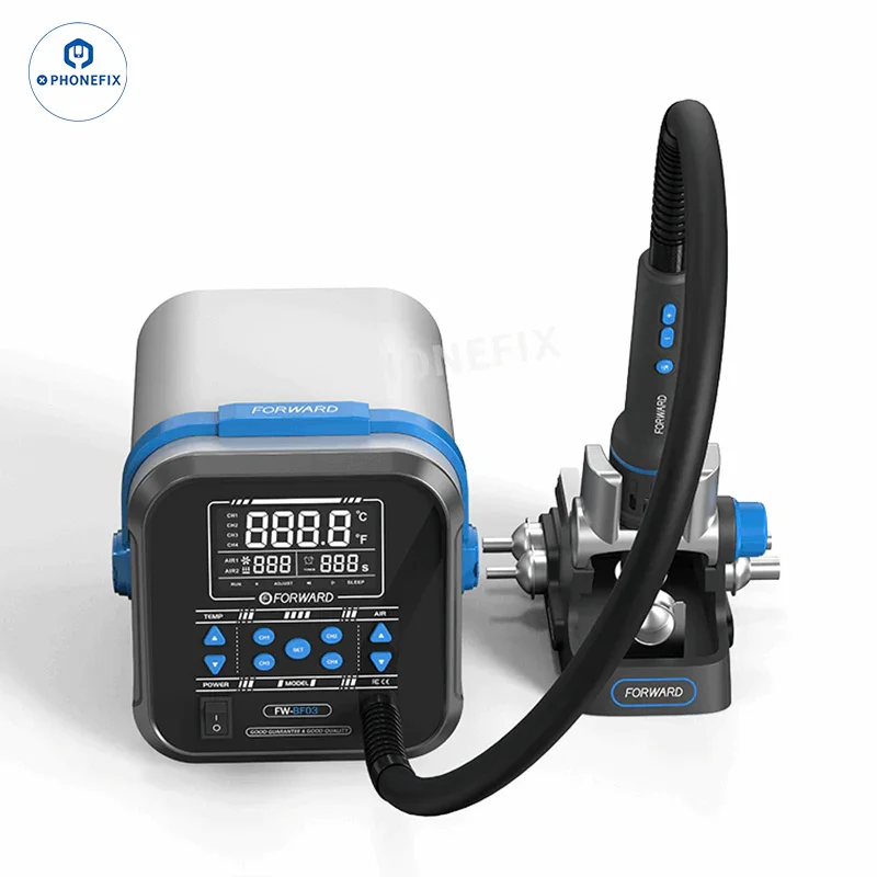Station de dessoudage à air chaud FORWARD FW-BF03 FW-BF04 1300 W