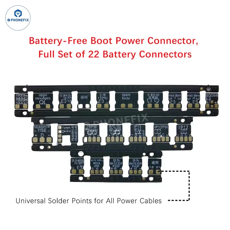 Connecteur d'alimentation de démarrage sans batterie YCS pour Android, iPhone et Huawei