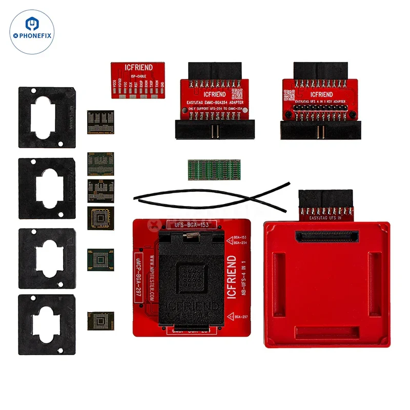 Prise ICFRIEND UFS BGA153/254/297/95 pour boîtier EASY JTAG Plus