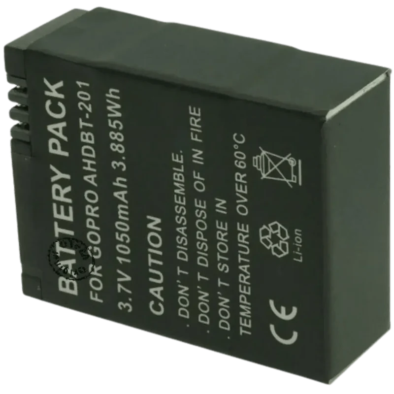 Batterie GoPro Hero 3 1100mAh 3.7V Li-ion
