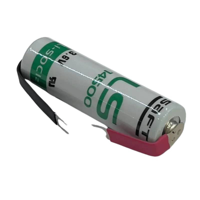 Pile LS14500 SAFT 3.6 V 2600 mAh à pattes pour collier chien