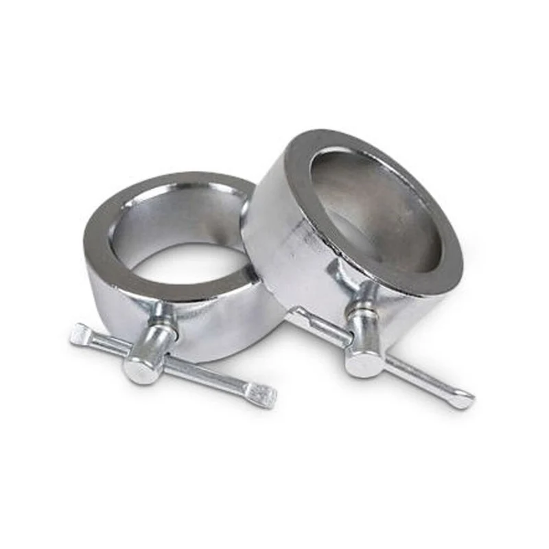 Bodyworx 2 Piece Olympic Ring Collars For 50mm Weight Handlebar (Silver)