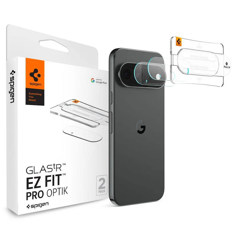 Spigen Google Pixel 11 EZ Fit Pro GLAS.tR Optik 2PCS Camera Lens Glass Protector (Clear)