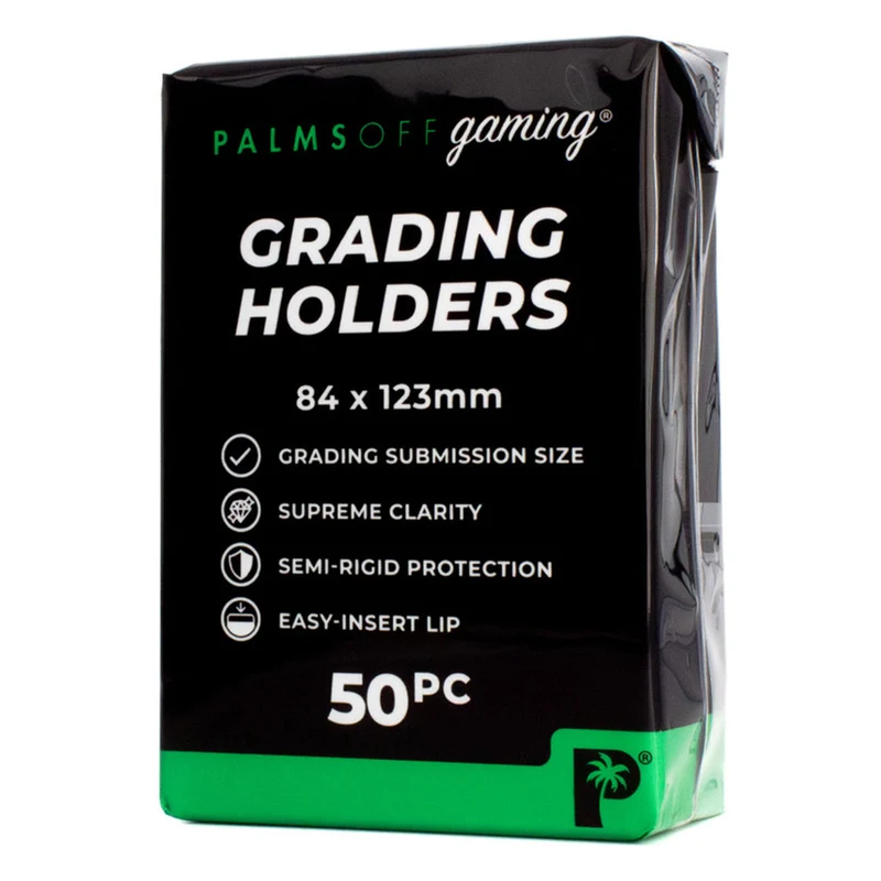 Palms Off Gaming Palms Off Grading Holders Semi-Rigid - 50pc