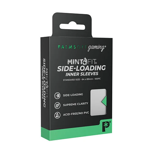 Palms Off Gaming Palms Off Standard MintFit Sideloading Inner Sleeves 100pc Perfect Fit