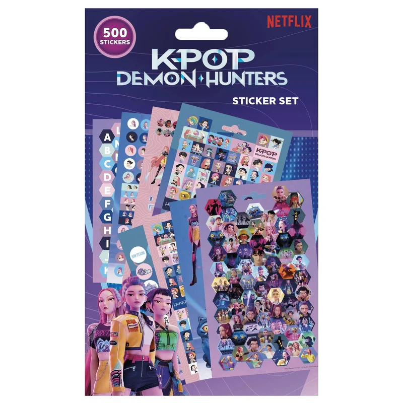 KPop Demon Hunters - Sticker Set 500pcs