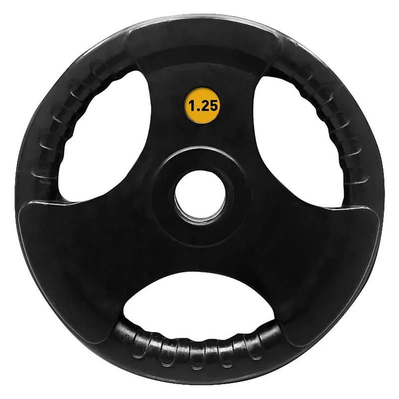 Bodyworx Olympic Rubber Grip Plate Weight Lift Home Gym Exercise 1.25kg