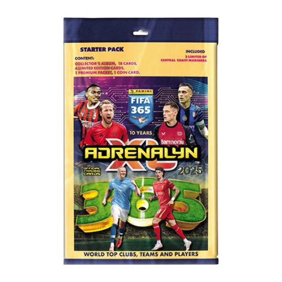 Panini FIFA 365 Adrenalyn XL 2025 Soccer Starter Pack