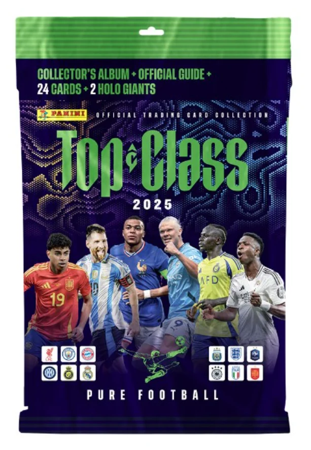 PANINI Top Class Soccer 2025 Trading Cards - Starter Pack