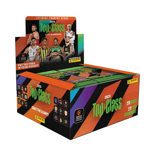 Panini EURO LEAGUE Top Class Basketball Trading Cards Booster Box