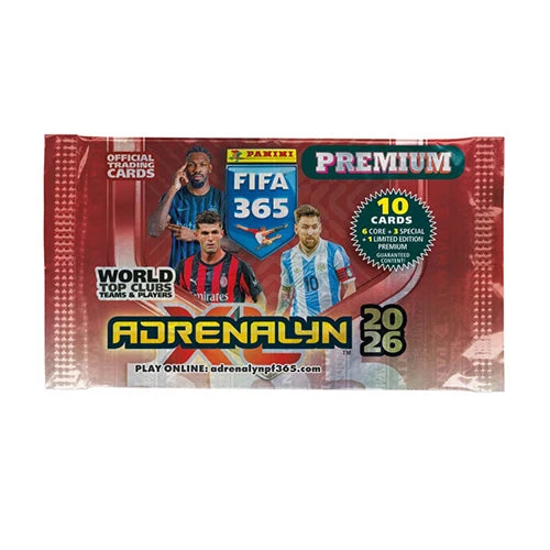 Panini FIFA 365 Adrenalyn XL 2026 Soccer Premium Pack Booster Box